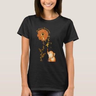 Camiseta Faith Hope lucha por amar la leucemia del girasol 