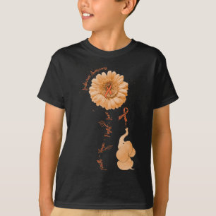 Camiseta Faith Hope lucha por amar la leucemia del girasol 