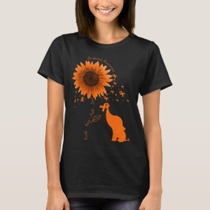 Camiseta Faith Hope lucha por amar la leucemia del girasol
