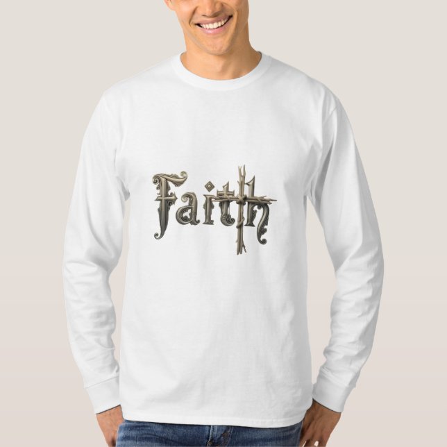 Camiseta Faith Long Sleeve Unisex T-Shirt  (Anverso)