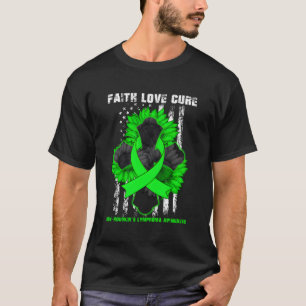 Camiseta Faith Love Cure Non-Hodgkin'S Linfoma Christian C
