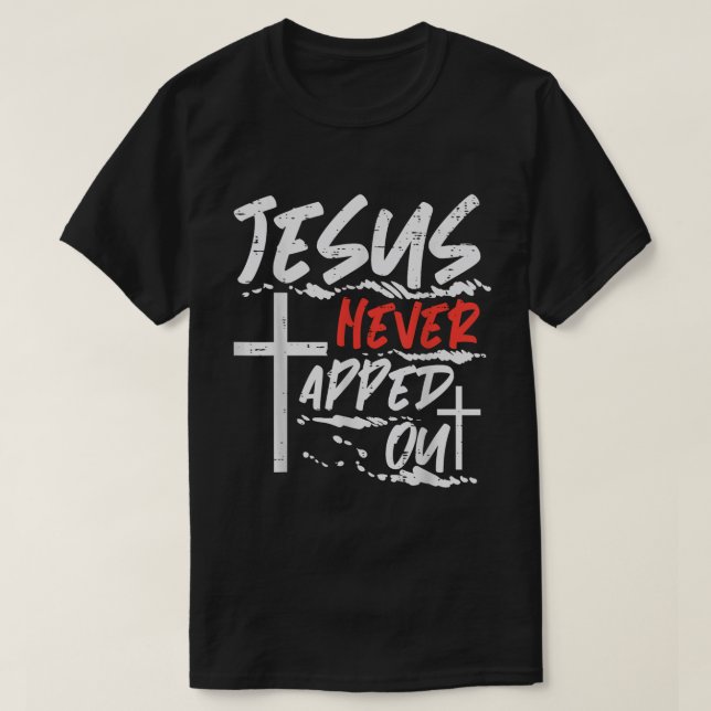 Camiseta Faith Over Fear Bold Christian Cross Art (Diseño del anverso)