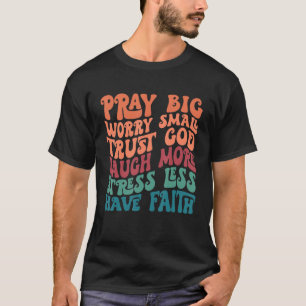 Camiseta Faith Religious Christian Cita Retro
