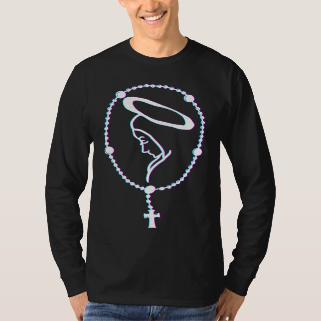 Camiseta Faith Rosary Christian Religious Bible (Anverso)