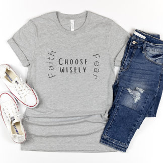 Camiseta Faith t-shirt for women faith fear