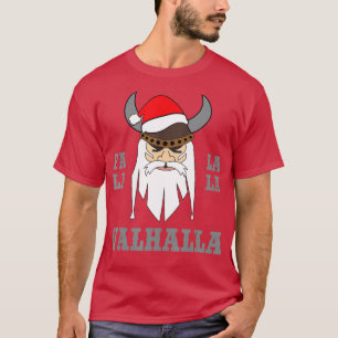 Camiseta Fala Lala Valhalla Navidades de Santa Viking Nordi