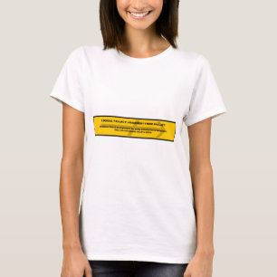 Camiseta Falacia lógica: Argumento de falacia