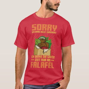 Camiseta falafel beans cocina árabe egipto vacaciones vegan