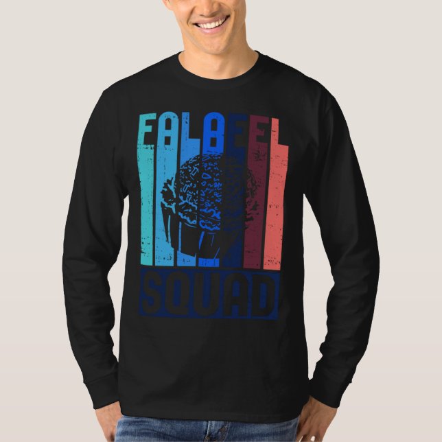 Camiseta Falafel Squad Arabic Food Chef Eating Hummus (Anverso)