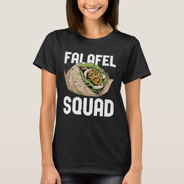 Camiseta Falafel Squad Levantine Food Hummus (Anverso)