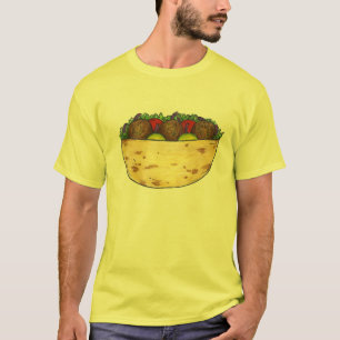 Camiseta Falafel Stuffet Pita Cocina Mediterránea