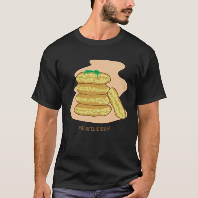 Camiseta Falafelicious Hummus Kebap Levantine Food Chef (Anverso)