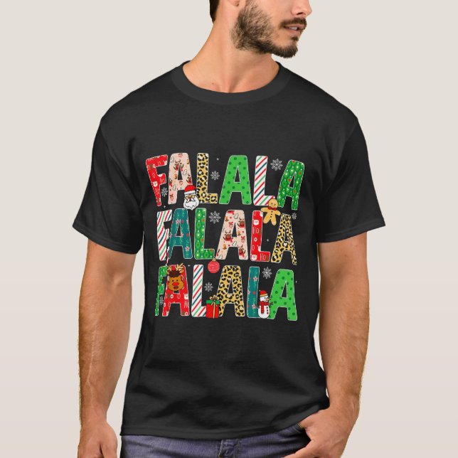 Camiseta Falala Christmas Merry And Bright Christmas Ginger (Anverso)