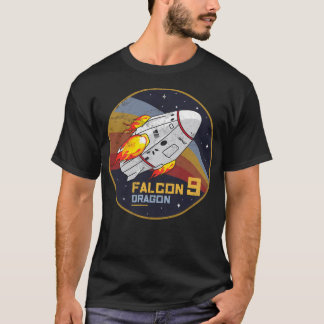 Camiseta Falcon 9 - Tripulación Dragón Nasa