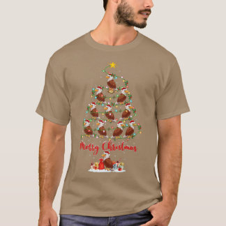 Camiseta Falcon Bird Lover Xmas coincidentes con Santa Falc