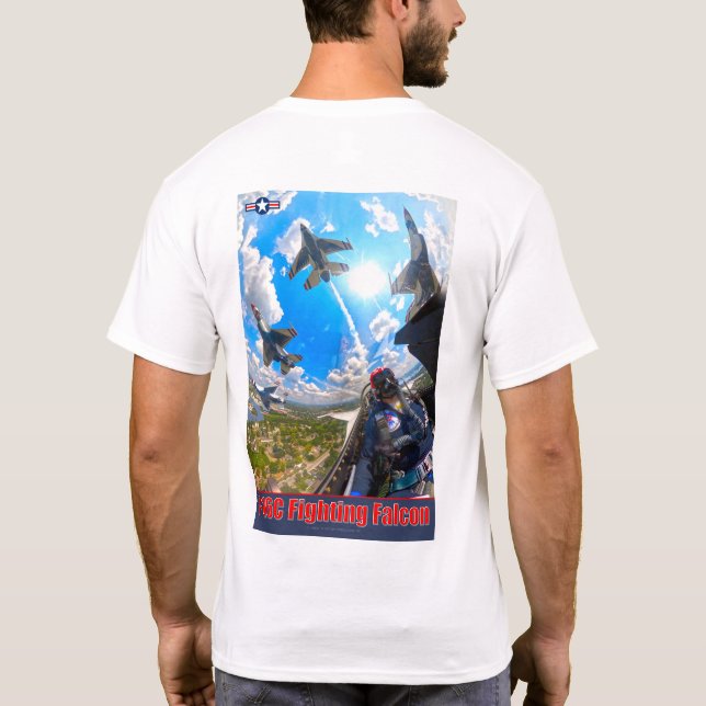 CAMISETA FALCON DE COMBATE F-16C (Reverso)