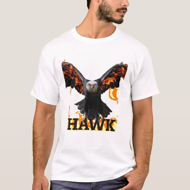 Camiseta Falcon Power T-Shirt – Majestic Bird of Prey Wildl (Anverso)