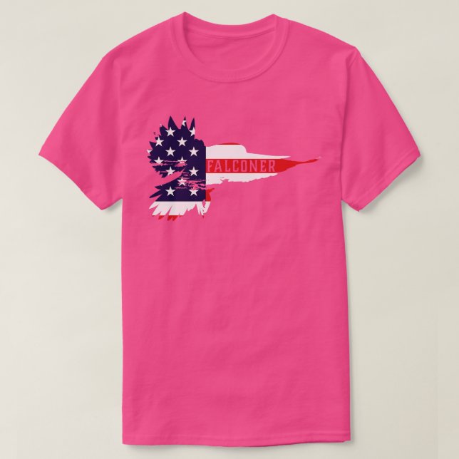 Camiseta Falconer americano (Diseño del anverso)