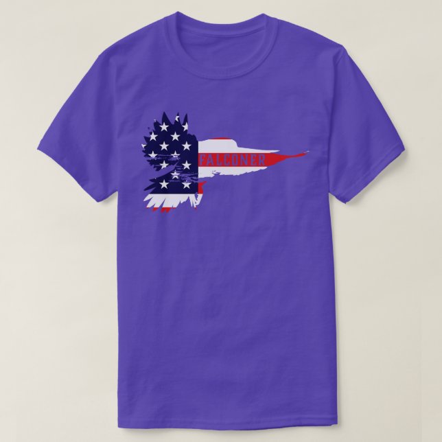 Camiseta Falconer americano (Diseño del anverso)