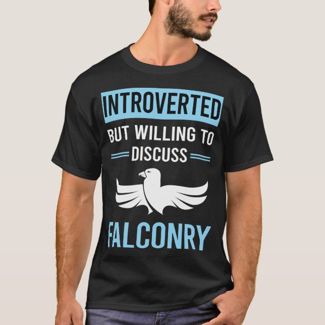 Camiseta Falconer de Falconry Introvertido (Anverso)
