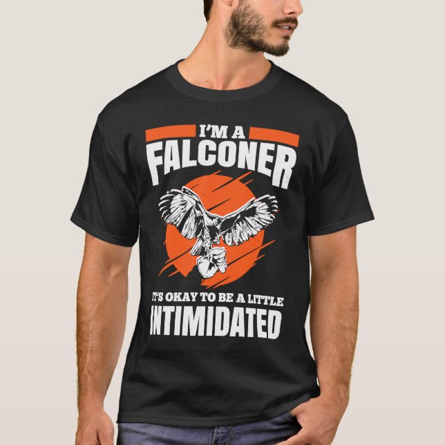 Camiseta Falconer Falcon Hunter Falconer Tracker Duck Hunte (Anverso)