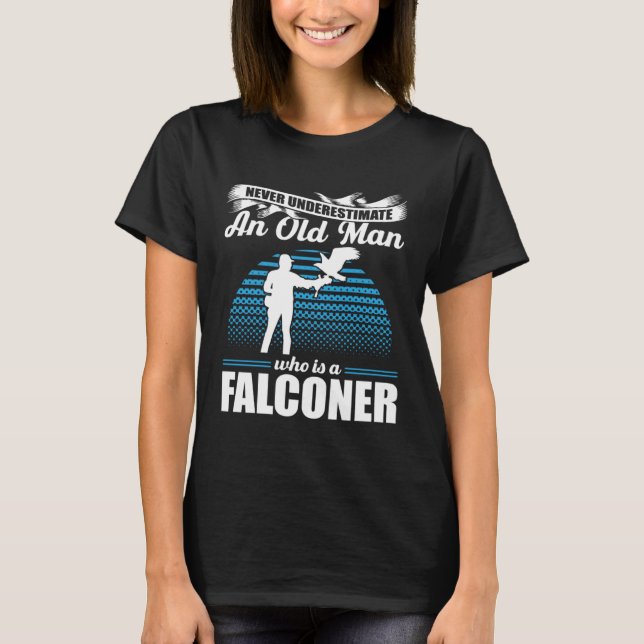Camiseta Falconer Falcon Hunter Falconer Tracker Duck Hunte (Anverso)