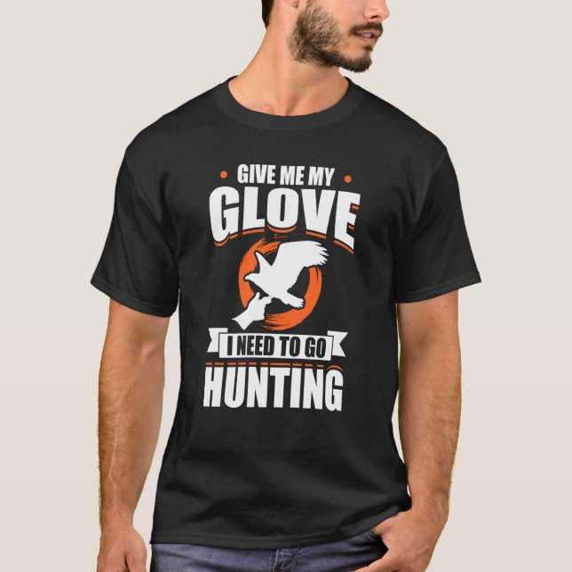 Camiseta Falconer Falcon Hunter Falconer Tracker Duck Hunte (Anverso)