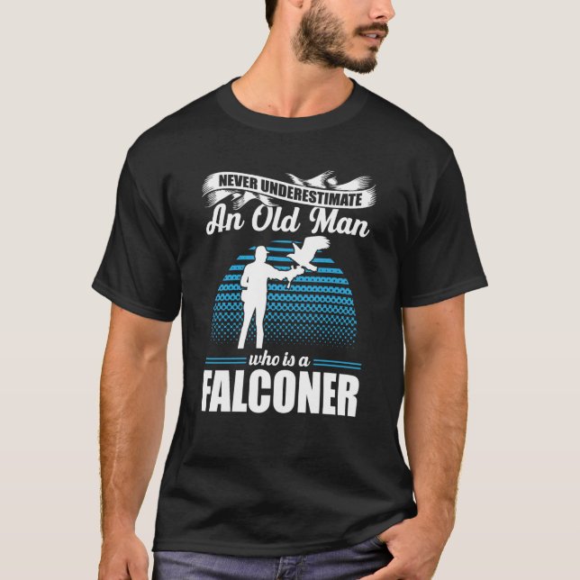 Camiseta Falconer Falcon Hunter Falconer Tracker Duck Hunte (Anverso)