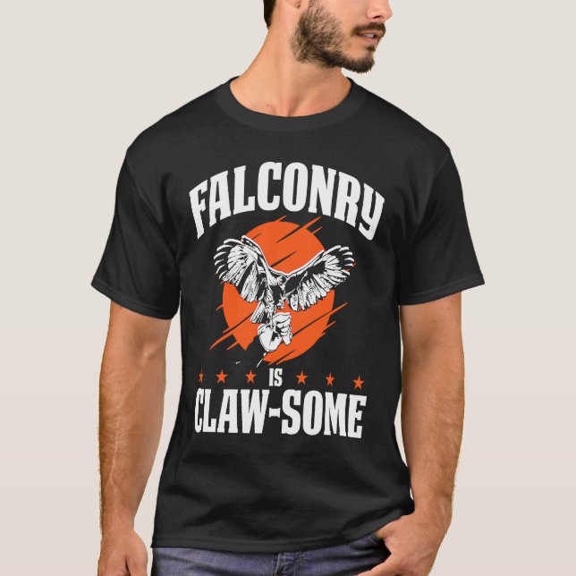 Camiseta Falconer Falcon Hunter Falconer Tracker Duck Hunte (Anverso)
