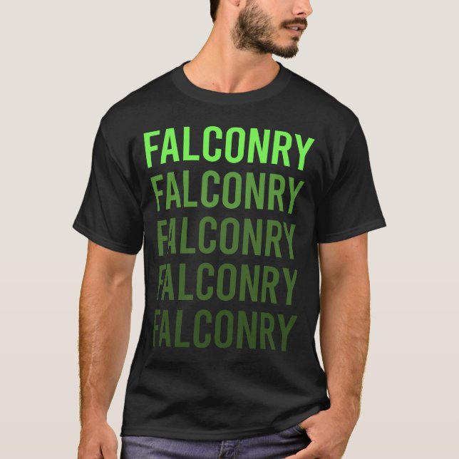 Camiseta Falconera de gradiente blanco (Anverso)