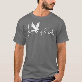 Camiseta Falconería Eagle Heartbeat con Halcón o Halcón