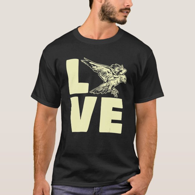 Camiseta Falconería Falcon Lover (Anverso)