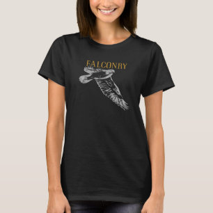 Camiseta Falconía halcón peregrino mi pasión Ornitología