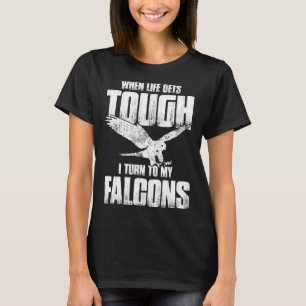 Camiseta Falconry Dad cuando la vida se torna dura