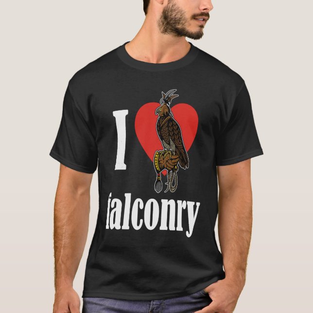 Camiseta Falconry falconer ornithology birds hunting birdwa (Anverso)