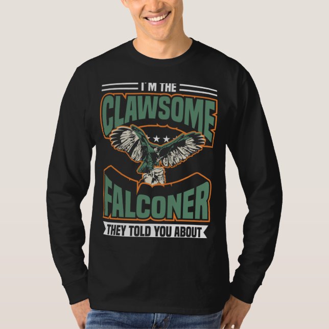 Camiseta falconry hawking ornithology gamehawking bird hunt (Anverso)