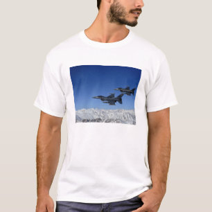 Camiseta Falcons que luchan del F-16 de la fuerza aérea de