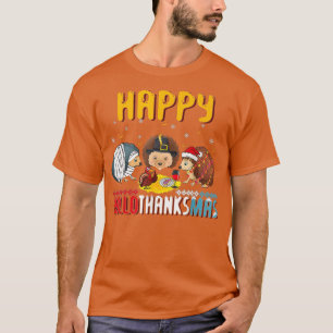 Camiseta Fall Autumn Christmas Hedgehog Halloween Happy Tha