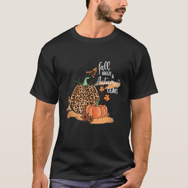 Camiseta Fall Breeze And Autumun Leaves (Anverso)