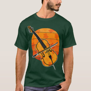 Camiseta Fall Cello Cellist Otoño Thanksending String Play