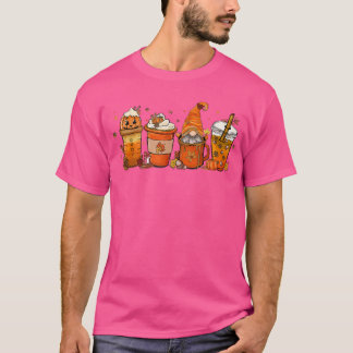 Camiseta Fall Coffee Pumpkin Spice Latte Iced Warm Cozy Aut