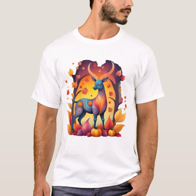 Camiseta Fall Deer Alebrije (Anverso)