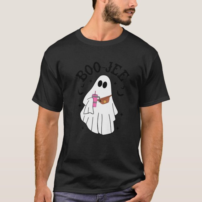 Camiseta Fall divertida Fall Halloween Ghost Boujee Boo Jee (Anverso)