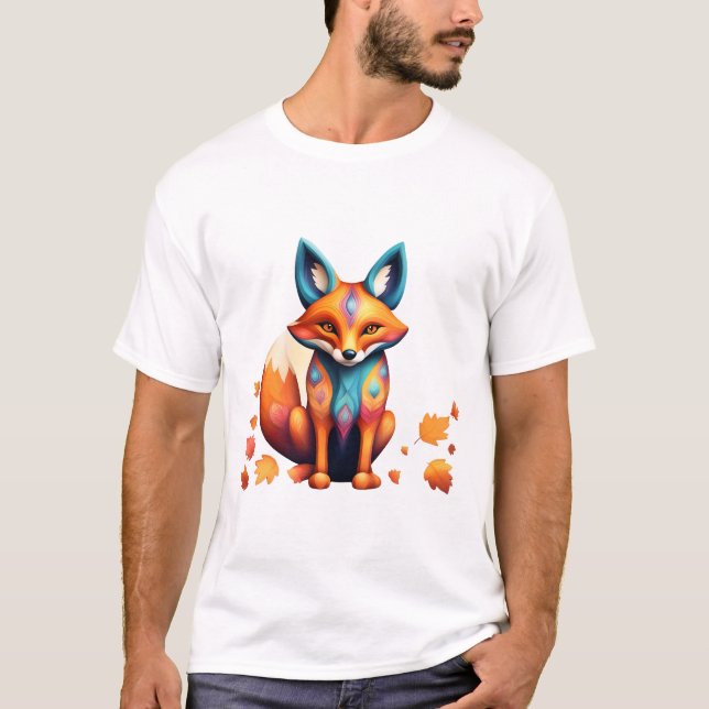 Camiseta Fall Fox Alebrije (Anverso)
