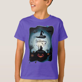 Camiseta Fall Halloween Party "truco o regalo" arte diverti
