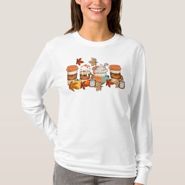 Camiseta Fall Latte (Anverso)