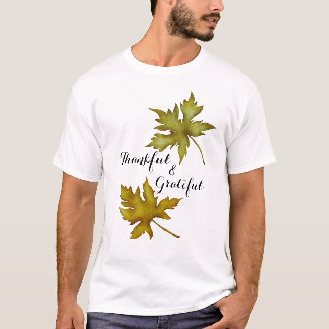 Camiseta Fall Otoño Foliage Friendscome Acción de Gracias (Anverso)