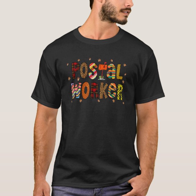 Camiseta Fall Postal Worker Mail Worker Fall Postal Worker (Anverso)
