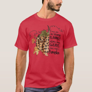 Camiseta Fall Quote Tee for Women Pumpkins Autumn Home Deco