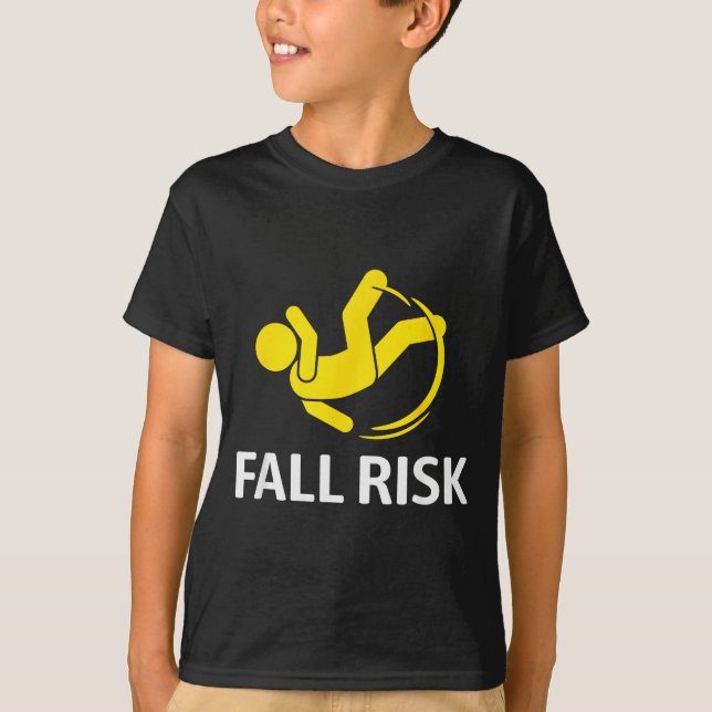 Camiseta Fall Risk Balance Issues Funny Fall Risk  (Anverso)